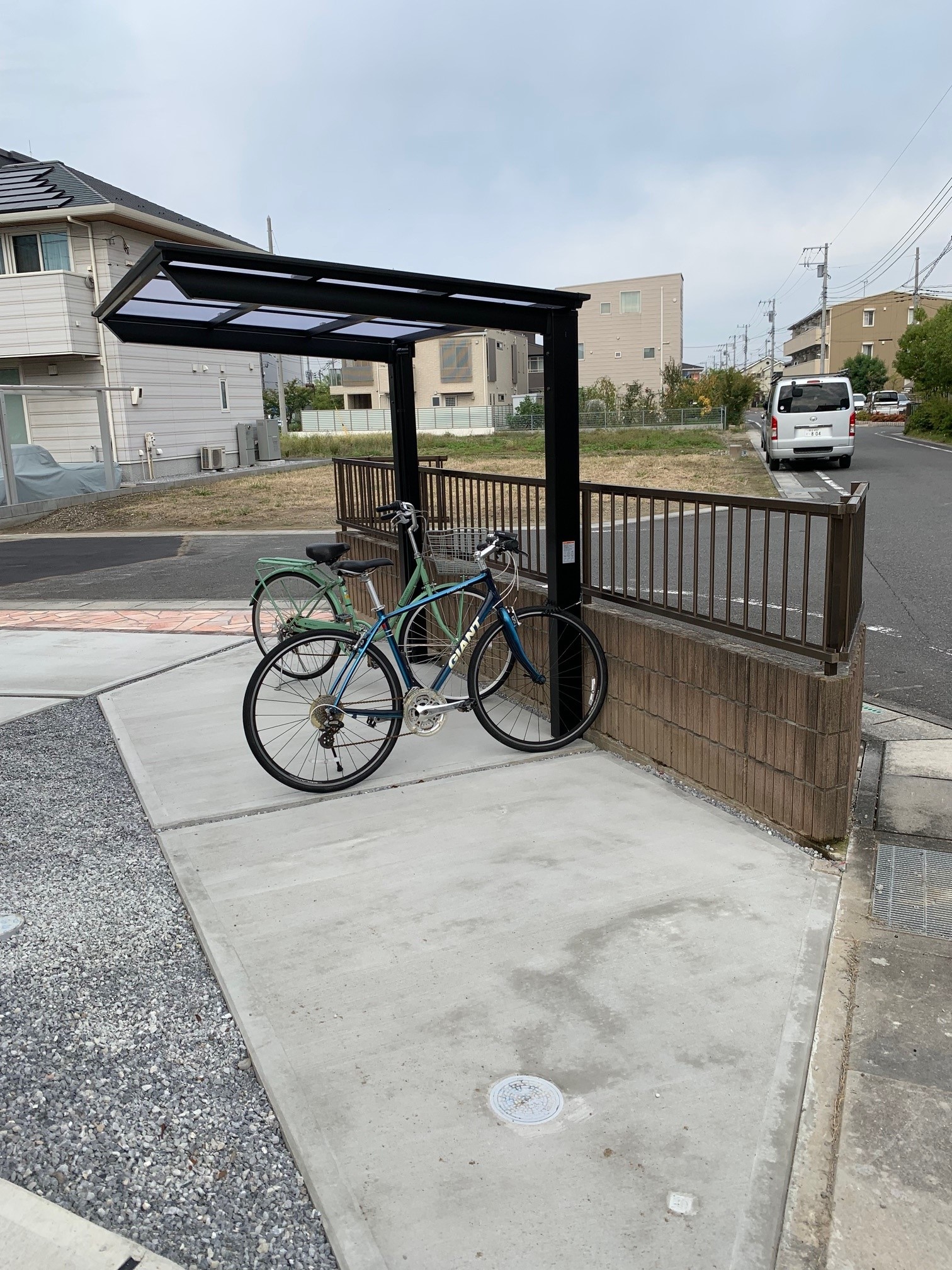 完成したサイクルポート